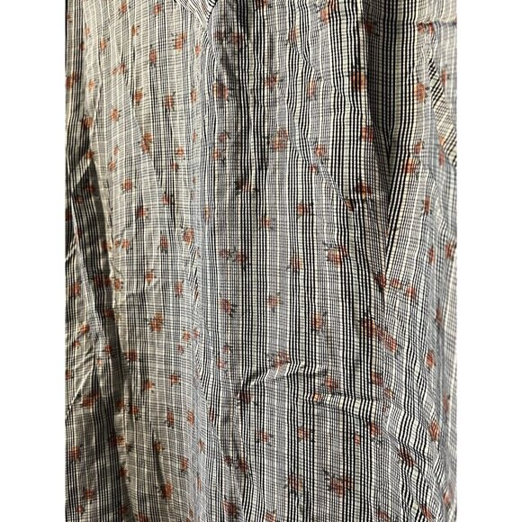 Wrangler Retro Top Women Size XL Floral Pearl Snap Western Rodeo Cowgirl Country - Picture 5 of 16